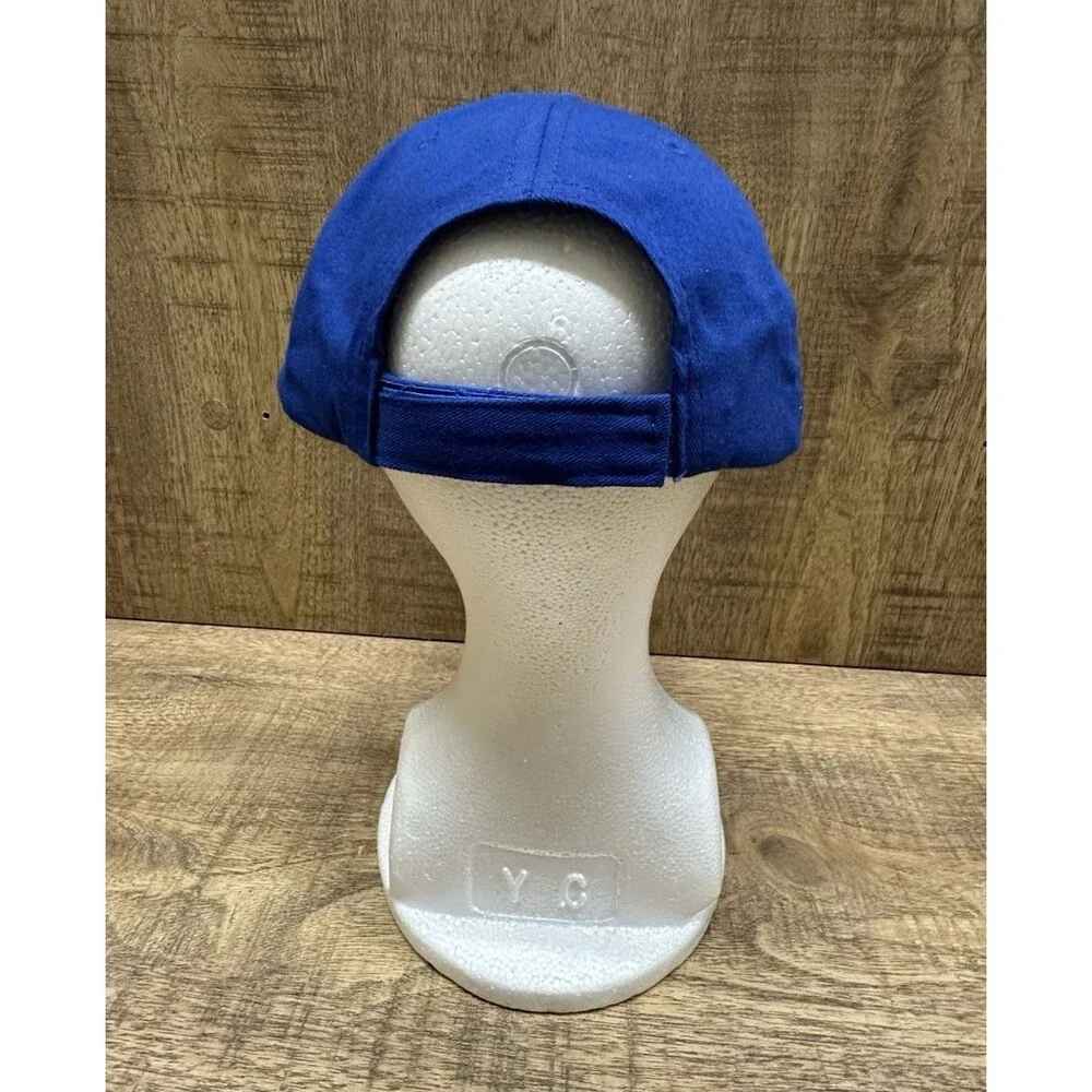 Corona men baseball hat cap in royal blue with embroidered logo adjustable strap